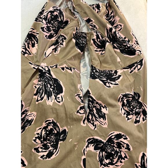 Lane Bryant Plus Size Sleeveless Tan pink black dress 20 - Picture 8 of 9